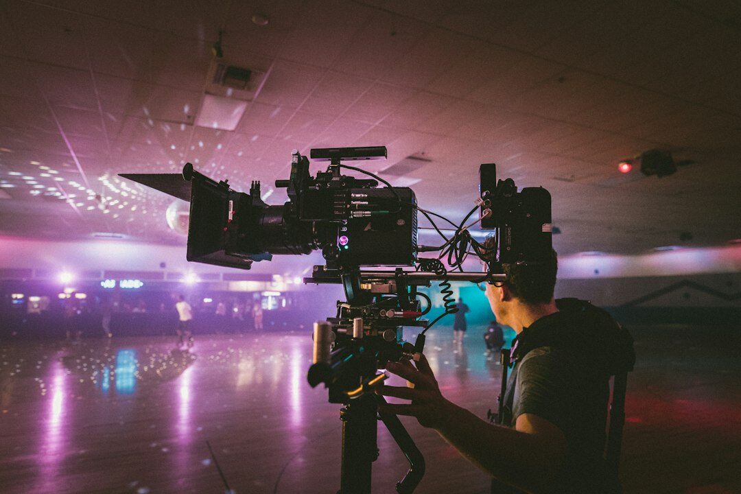 filmmaker using camera