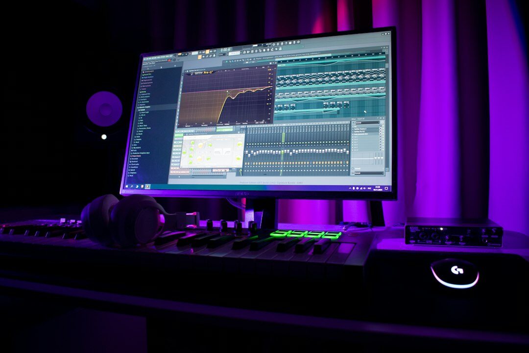 sound engineer in studio